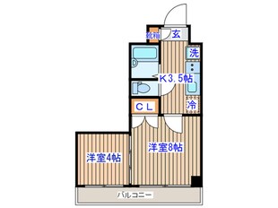 フェザンコート星陵の物件間取画像